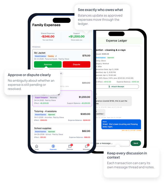 FairLedger on iOS and web